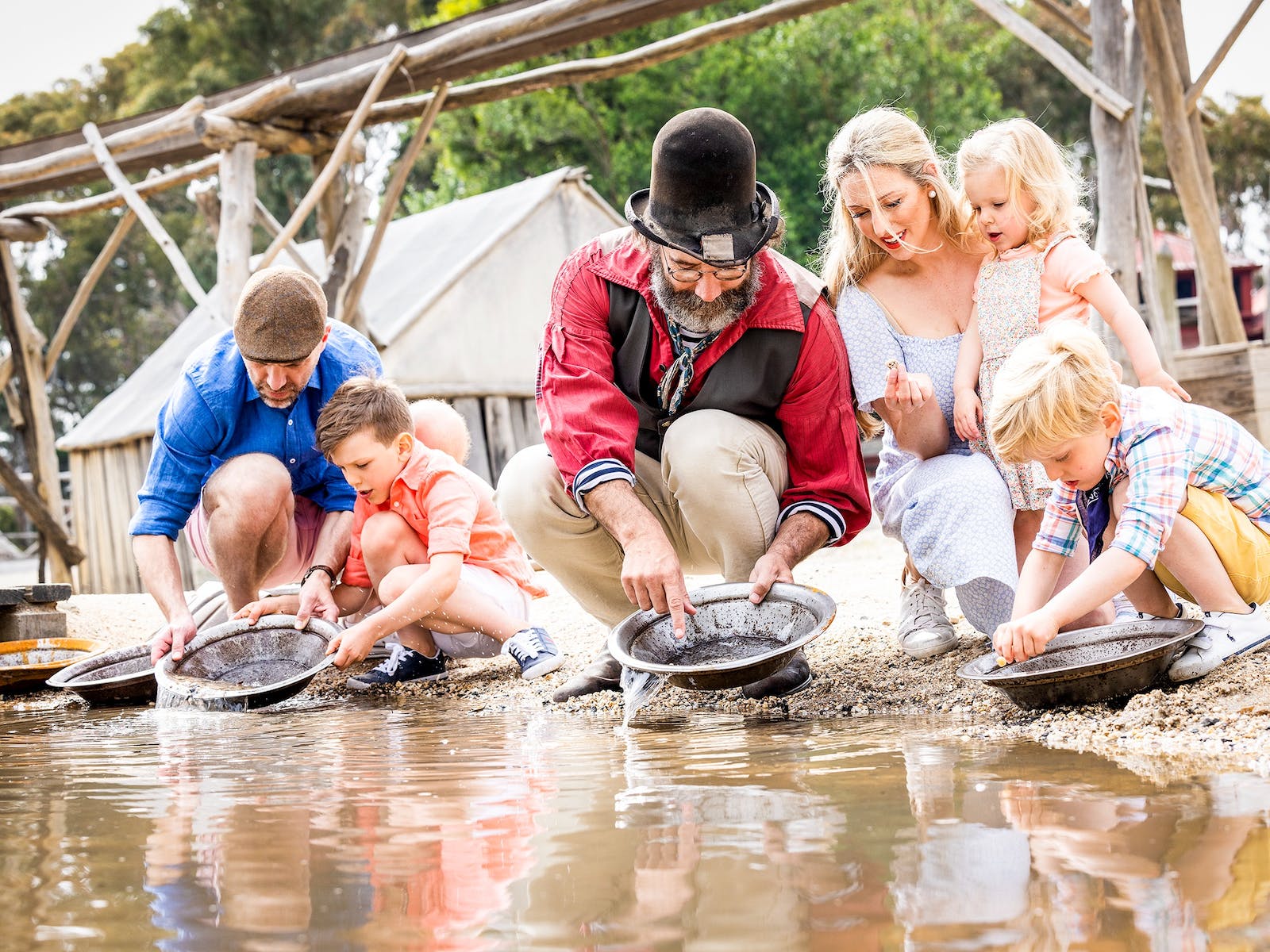 gold panning in ballarat